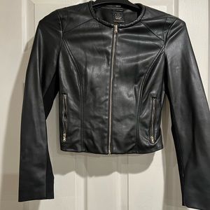 Zara leather jacket